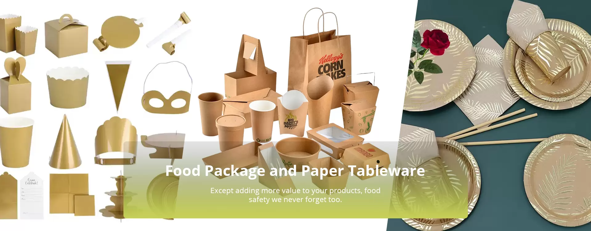Ningbo Partyking product range-food package and disposable tableware